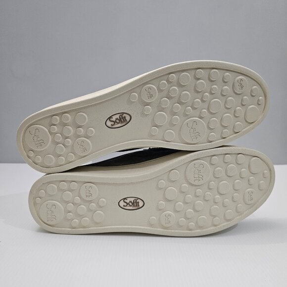 Sofft Somers Moc Mule Sneaker Womens 11 Metallic Gray Leather Casual Slip On - Picture 11 of 13